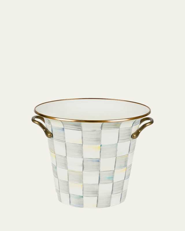 Sterling Check Enamel Wine Cooler